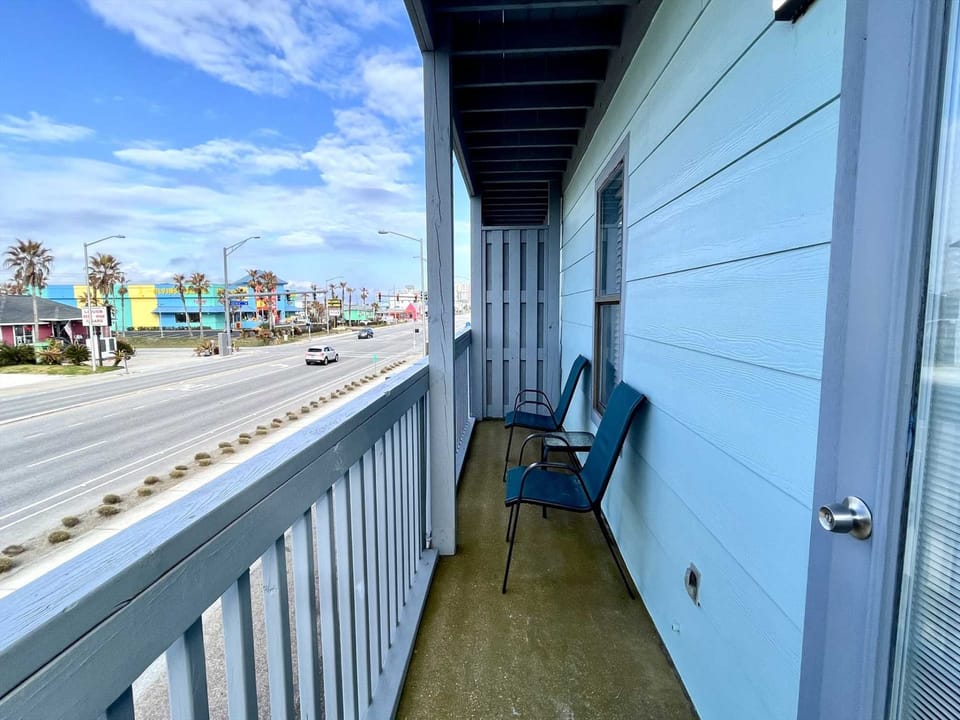 Enjoy relaxing on your private balcony for some fresh air.