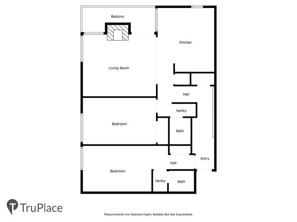 Floorplan, Ski Watch 329, Breckenridge Vacation Rental