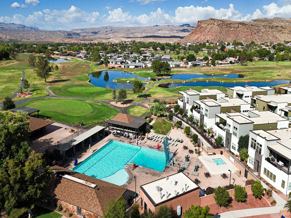 Bloomington Villas Community Pool + Golf Course