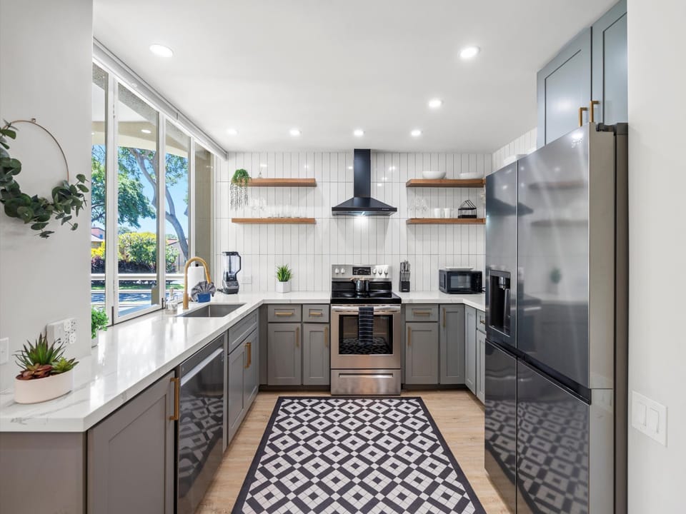 Lots of space to prepare meals