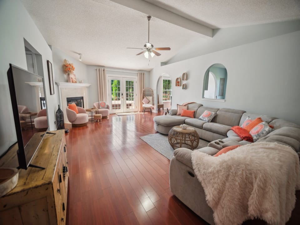 Great room view from front entry