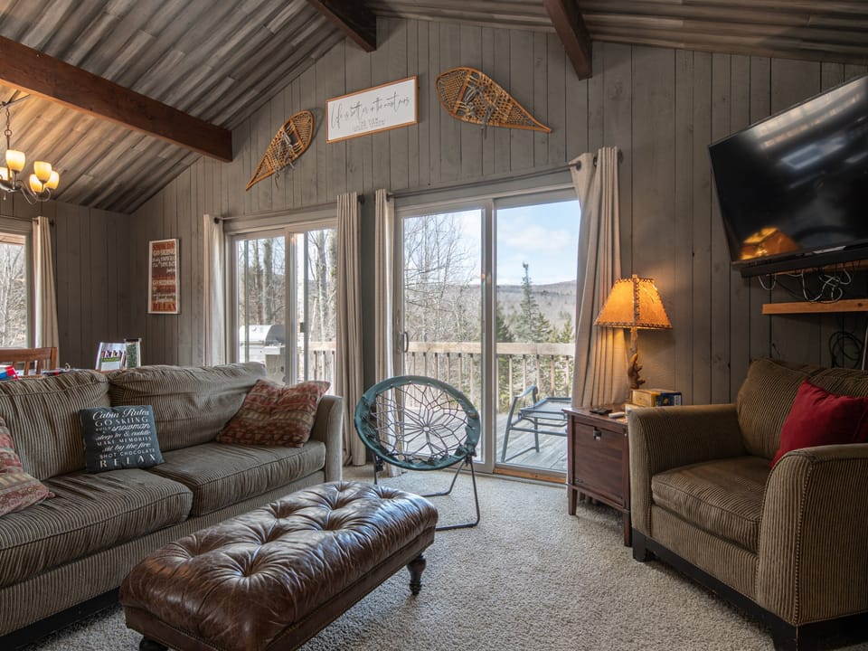 Large windows offering breathtaking views