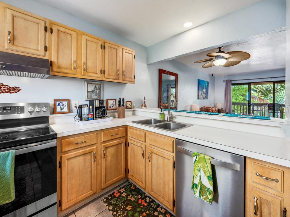 Kitchen stocked with all your cooking needs