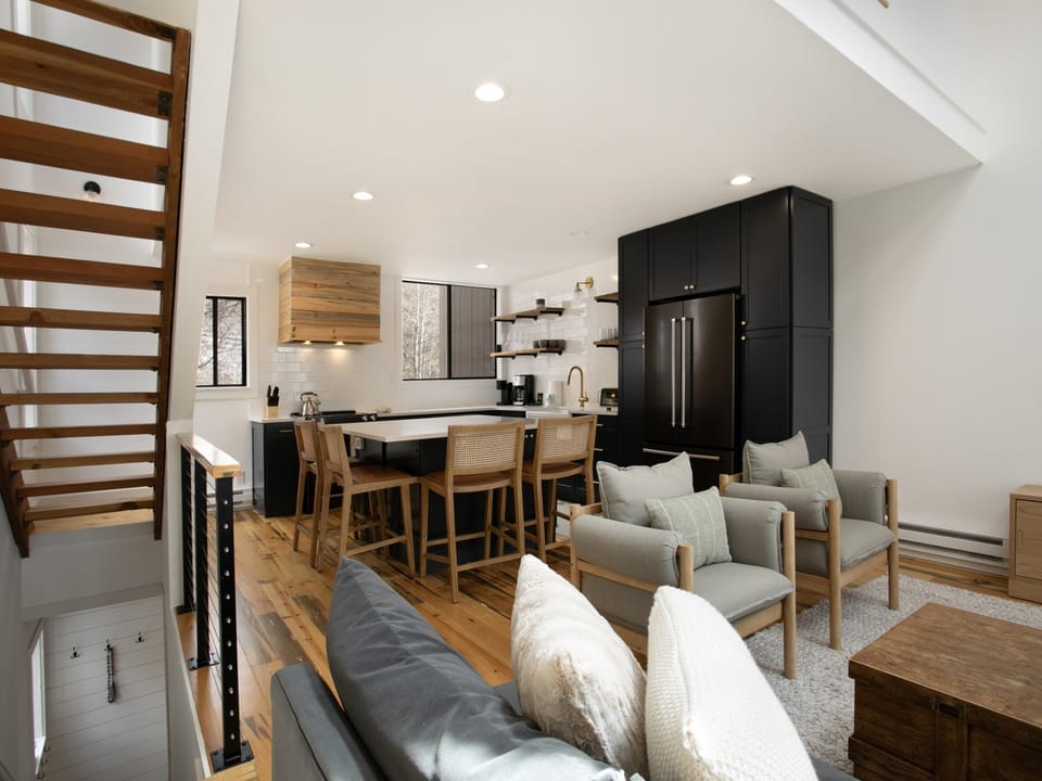 Living area and Kitchen