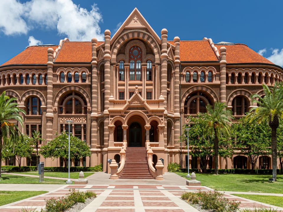 "Old Red" UTMB original medical school building