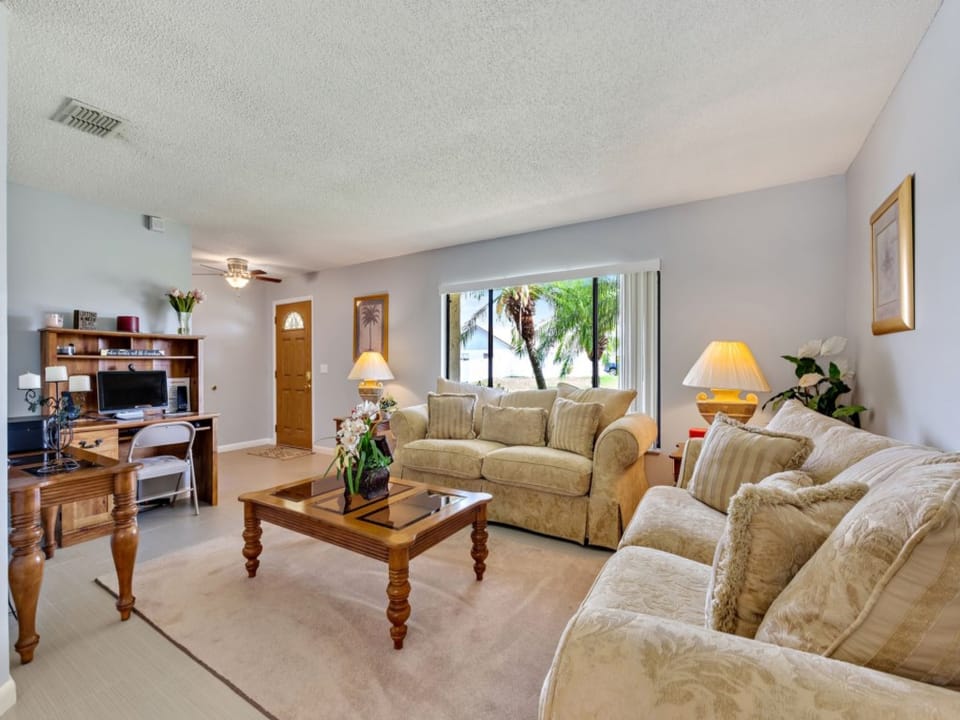 Bright and inviting lounge area perfect for unwinding with natural light streaming in.