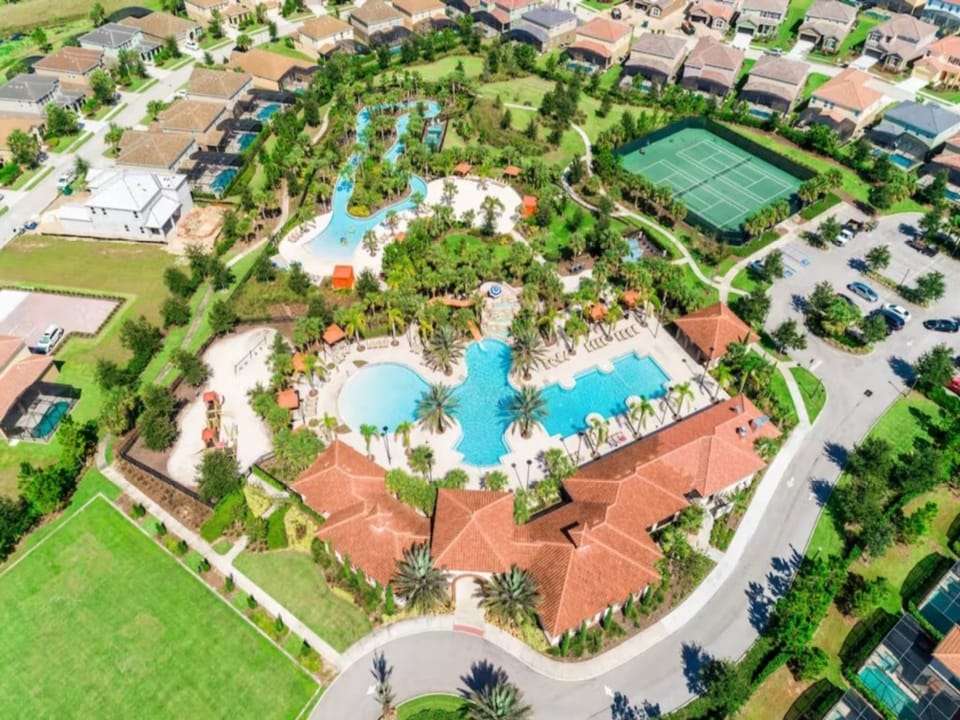 Solterra Resort Clubhouse and Amenities Aerial View