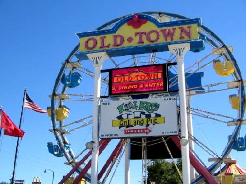 Visit Old Town nearby for family-friendly fun, rides, dining, and classic entertainment.