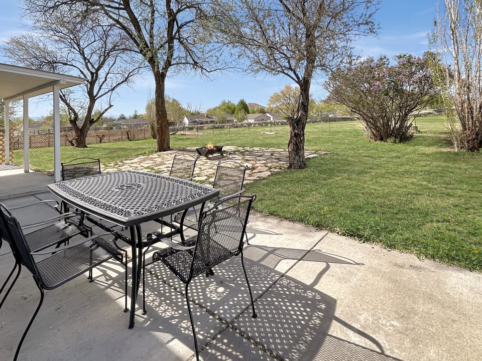 Outdoor Living Area with Firepit