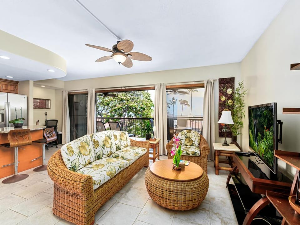 Cozy seating in the living room