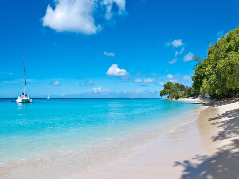 Latitude - White sand beach on Gibbs Bay Barbados