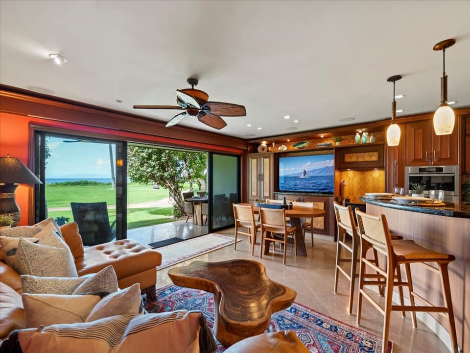 Spacious Living Area with Coastal Charm.
