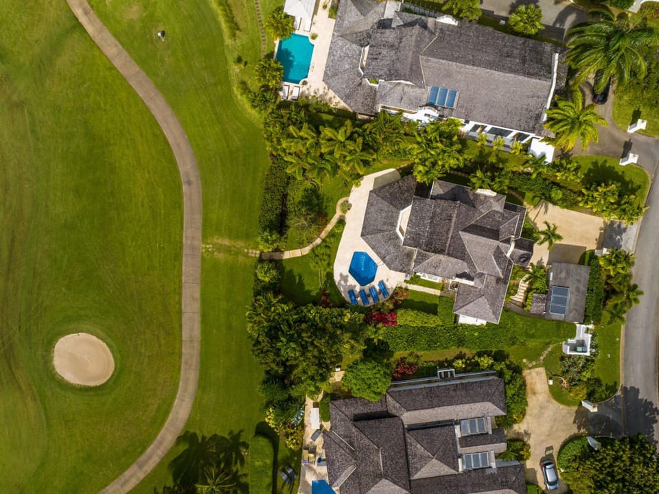 Peaceful views across the golf course