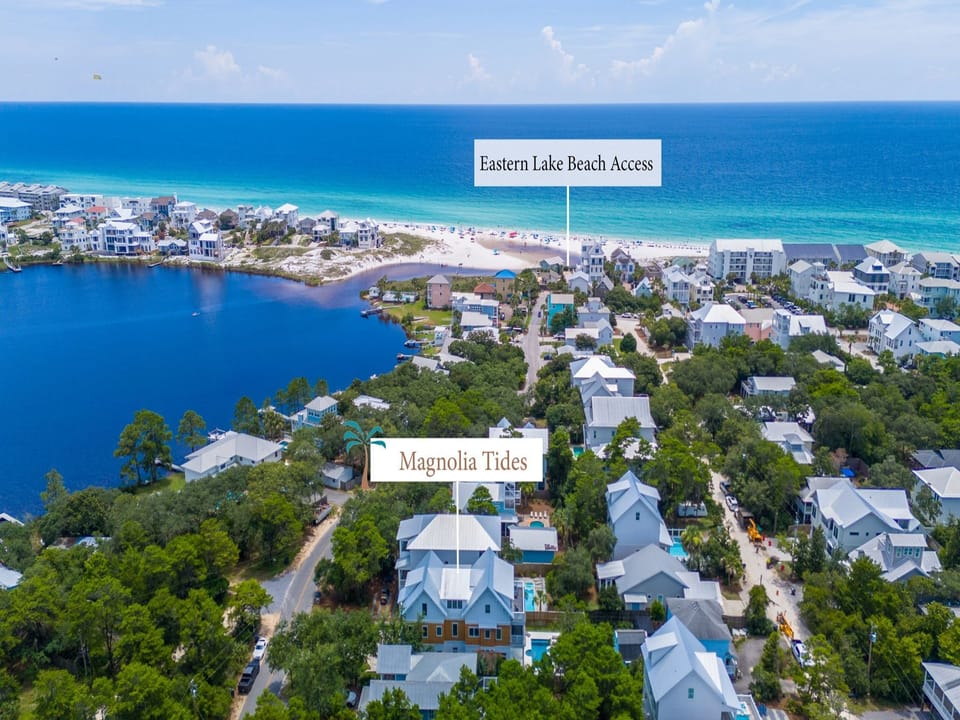 Magnolia Tides |  Minutes From Beach Access | Multiple Balconies | Private Pool & Spa | 6 House Bikes