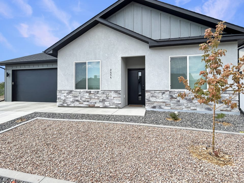 Entrance to home and garage