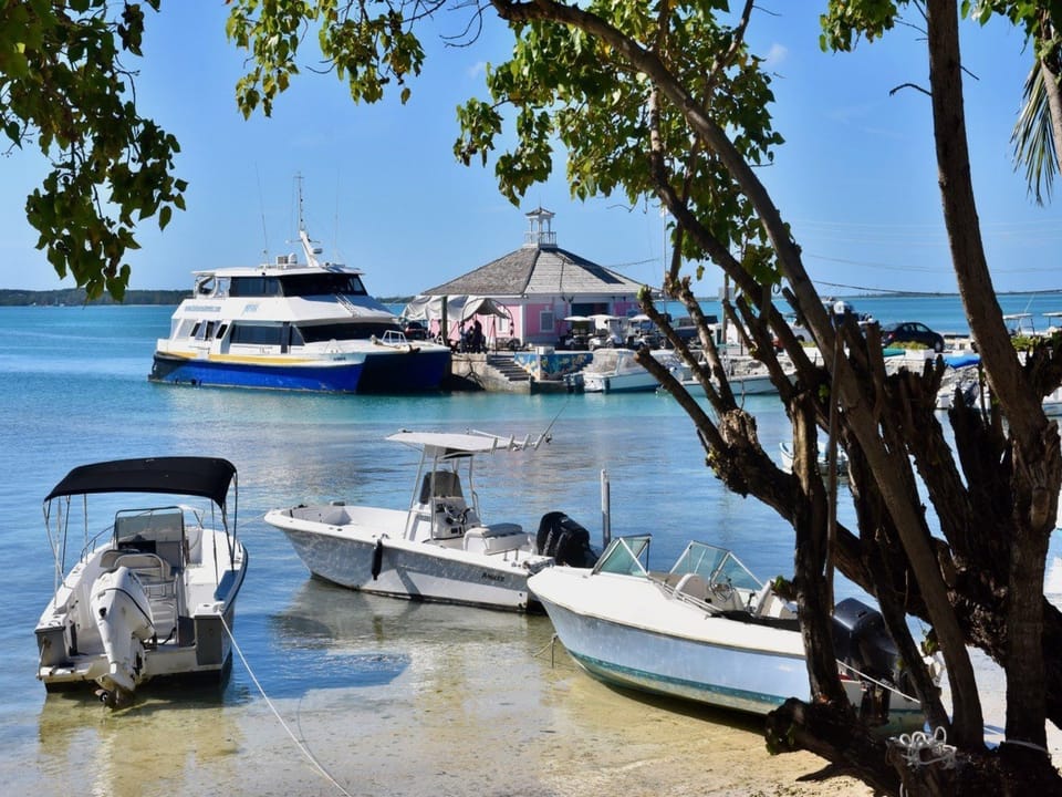 View of Government Dock, Harbour Island.