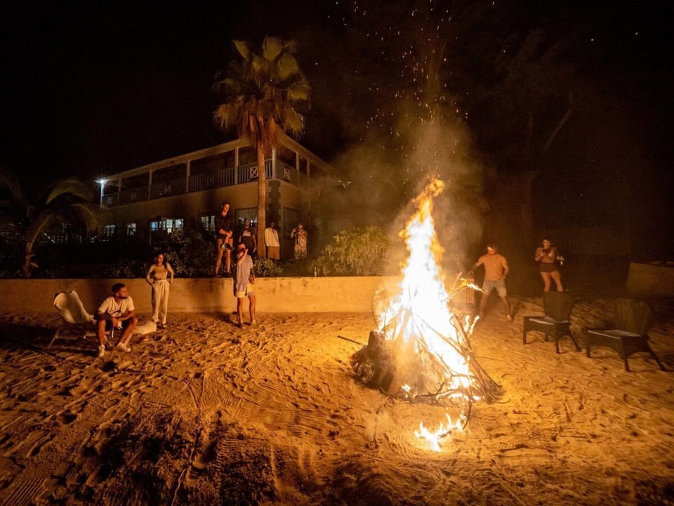 Bonfire on the beach!