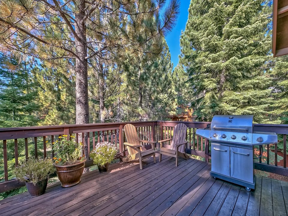 Deck off of the great room.