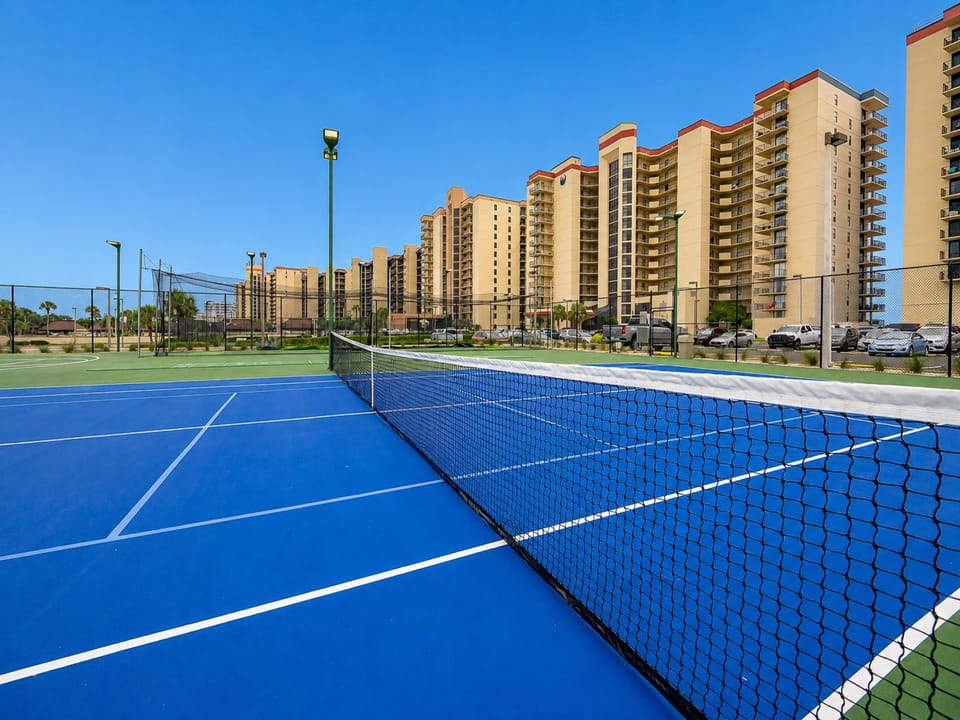 Serve, volly, and have fun playing on of today's favorite games on the pickleball court