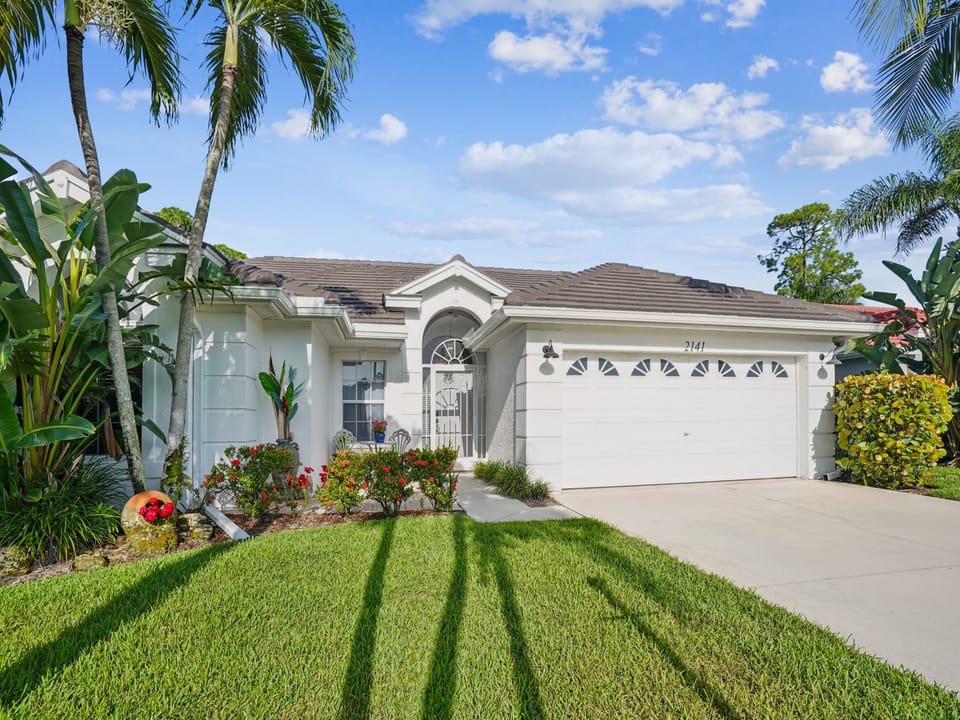 front entrance and driveway