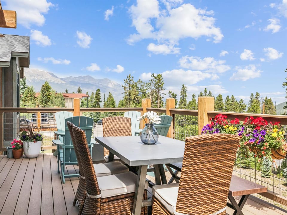 Deck - Breck Mountain Getaway - Breckenridge Vacation Rental