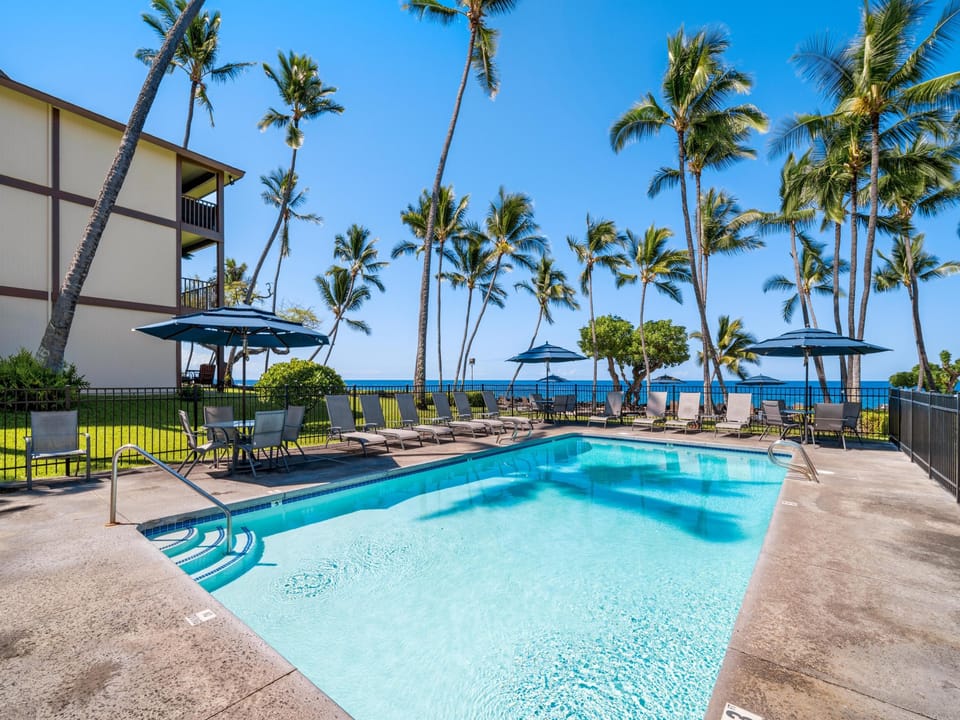 Relax poolside