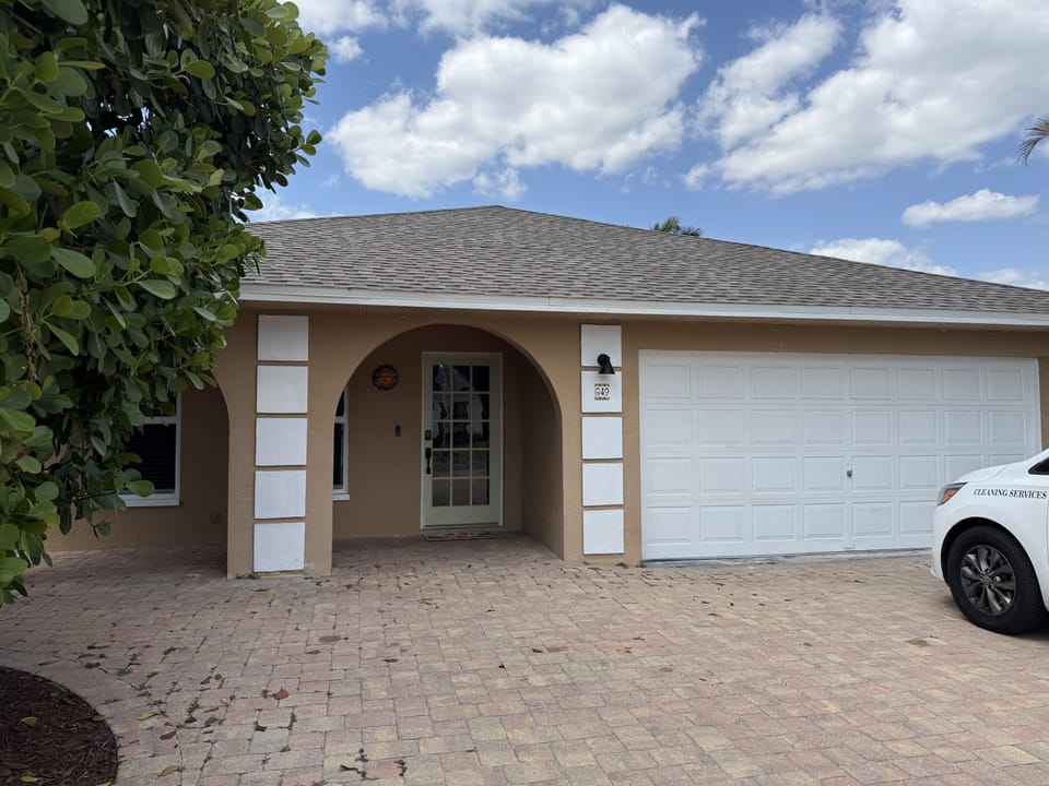 Front entrance - Garage is not usable