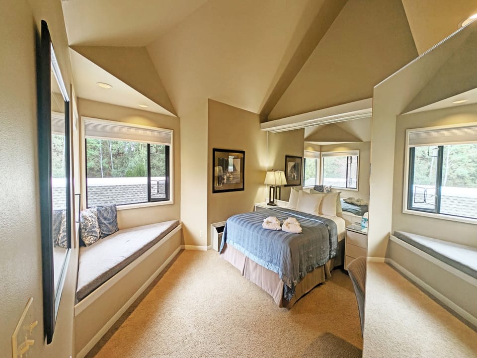 A Queen Bed and natural light