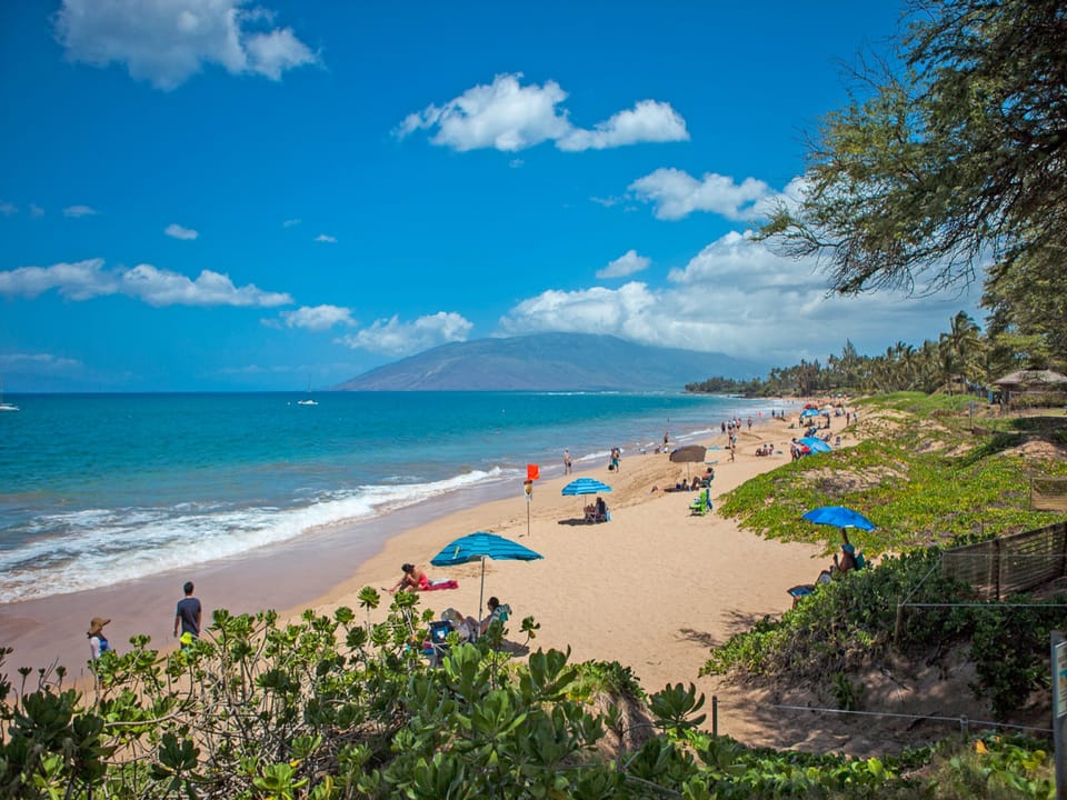 Enjoy morning or evening strolls along the beach