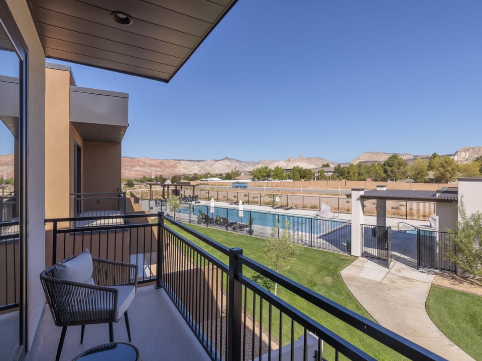 Upstairs Living Area Balcony View