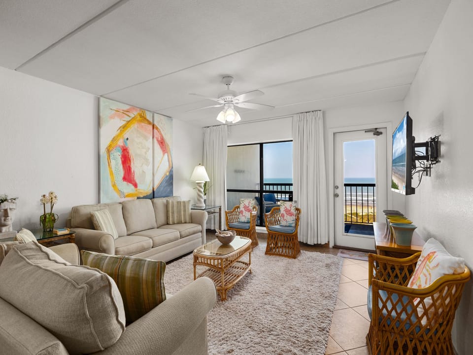 Kick back and relax with ocean views and easy balcony access