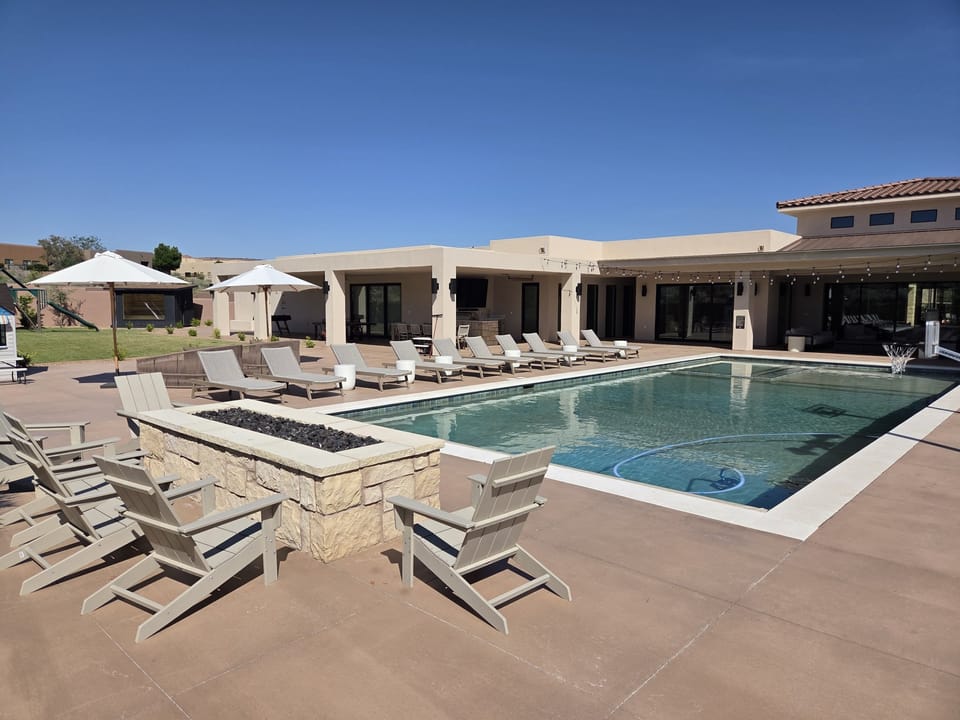 Pool Side Fire Pit