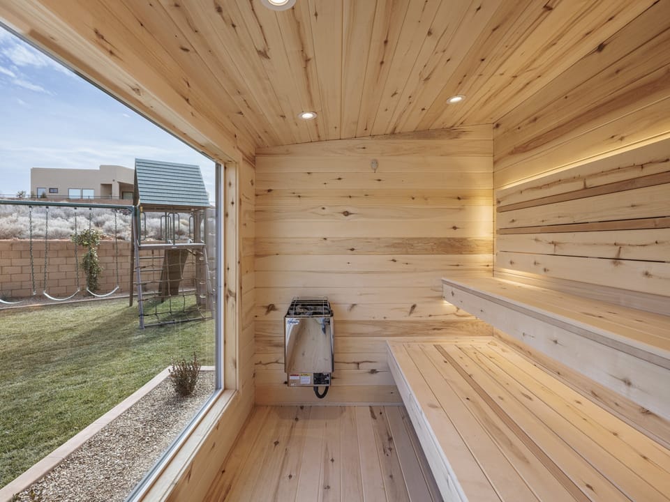Large Luxury Cedar Dry Sauna