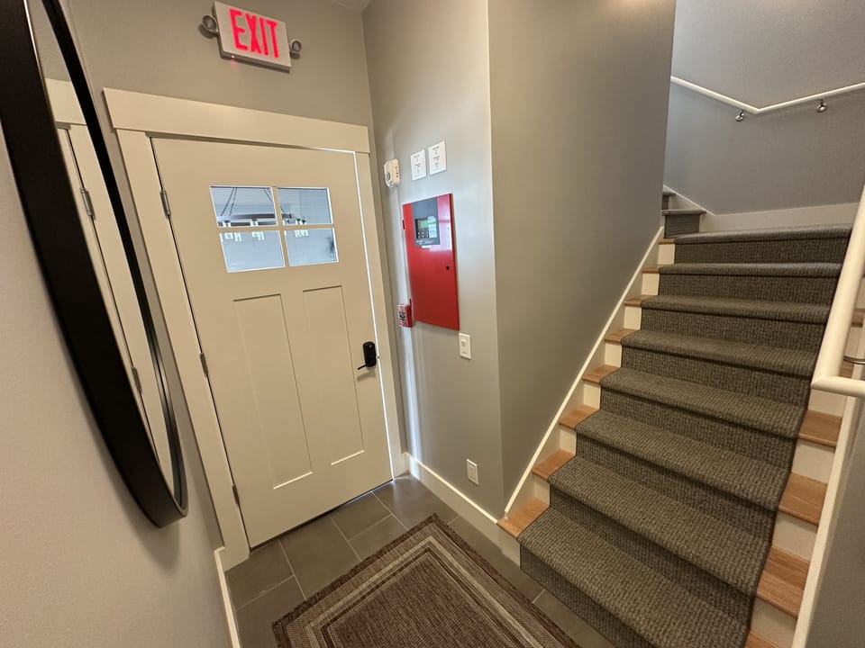 Entryway to Unit 1 on the 1st Floor, Units 2&3 on the 2nd Floor