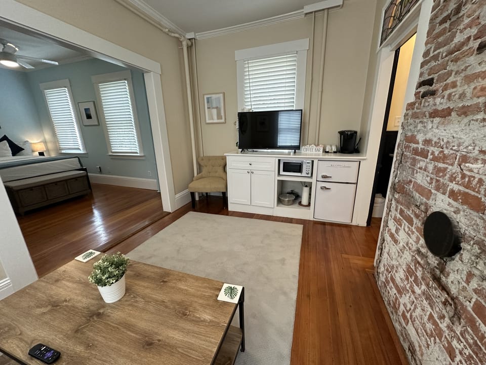 Living Area & Coffee Station