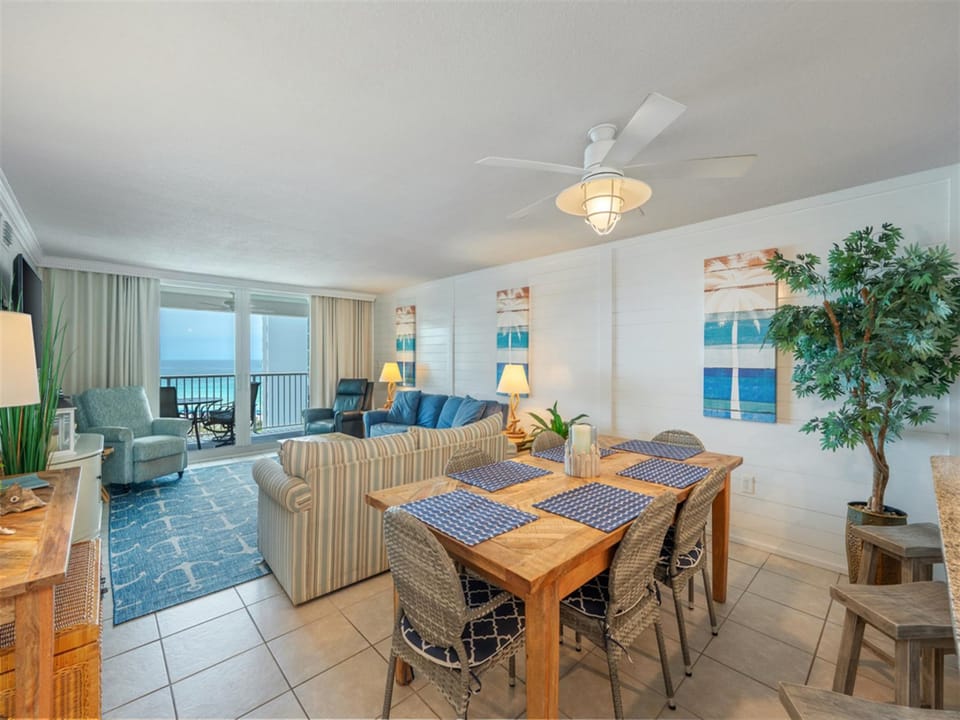 Your oceanfront living space blends comfort with coastal elegance, where morning coffee meets endless sea views from your private balcony.
