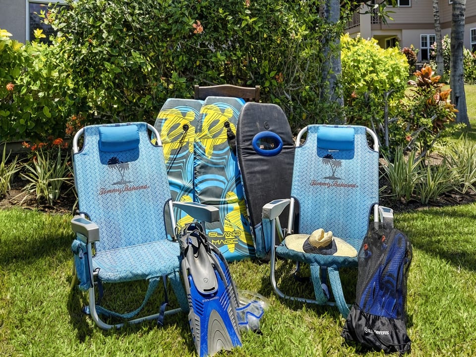 Beach Gear for guest use.