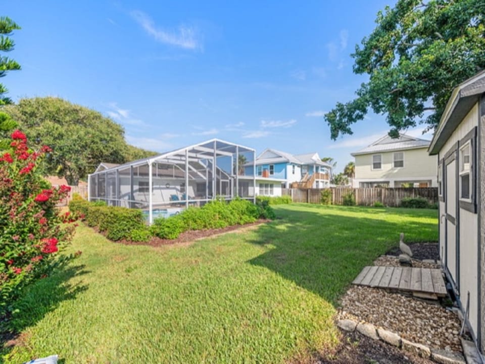 Fenced in Back Yard