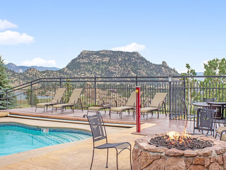 Community pool is not managed by SkyRun. Managed by Mary's Lake HOA. Typically only open from Memorial Day to Labor Day. No refunds given if pool is closed.