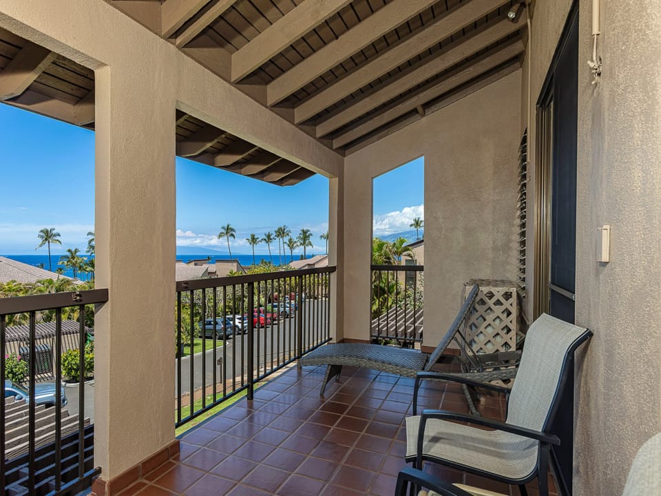 Unwind on your private balcony with stunning ocean views.