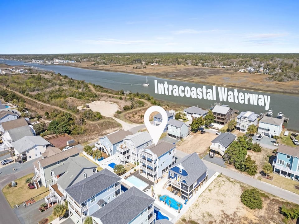 Intracoastal Waterway Aerial View