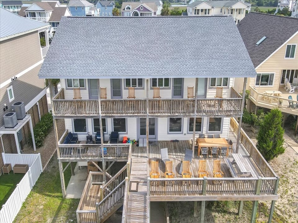 Drone View of Oceanside Exterior