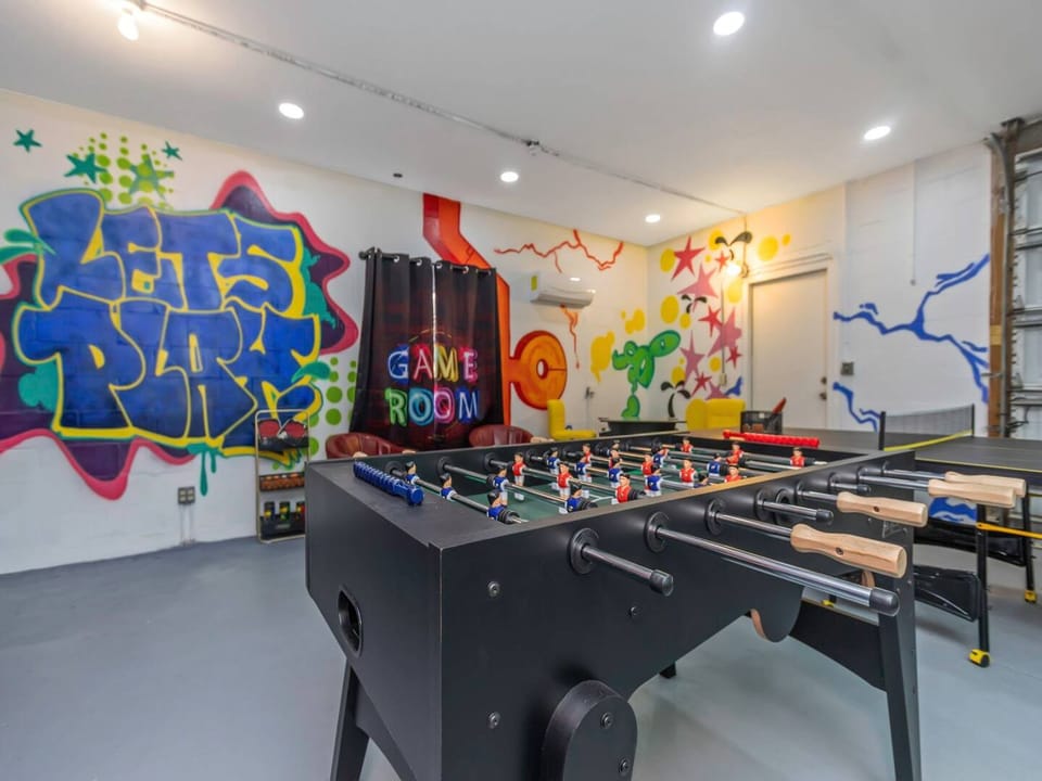 Make game night a highlight of your stay with the foosball table.