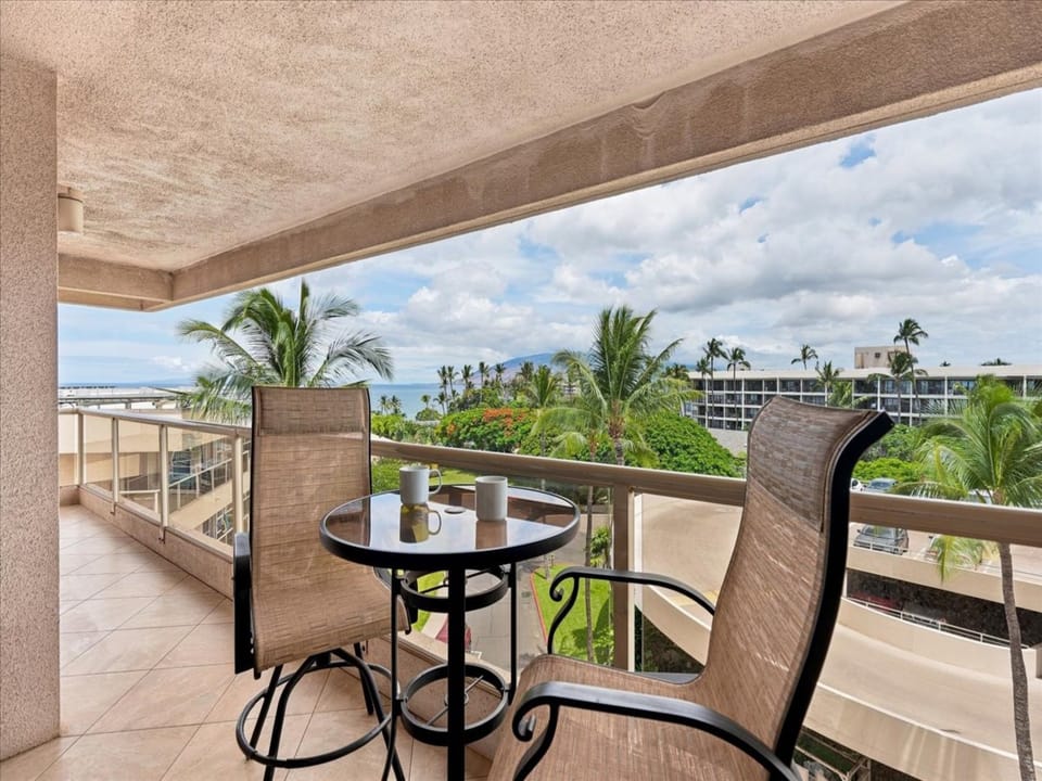 Sip your morning coffee on your private balcony, where tropical breezes and ocean glimpses create the perfect island escape.