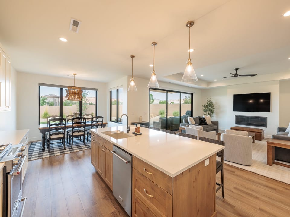 View from Kitchen Island