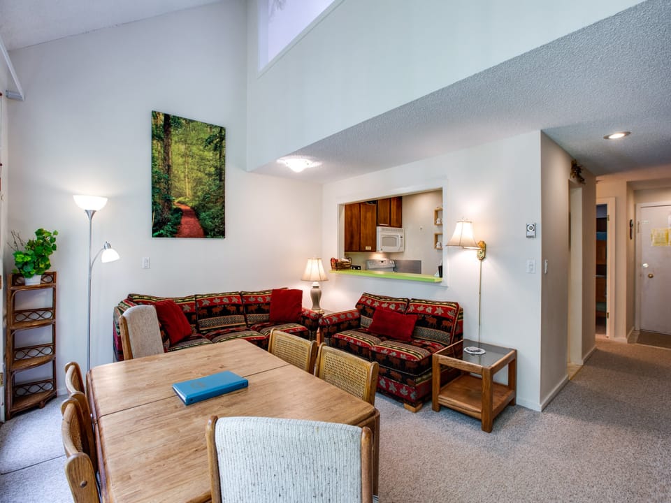 Dining and living room