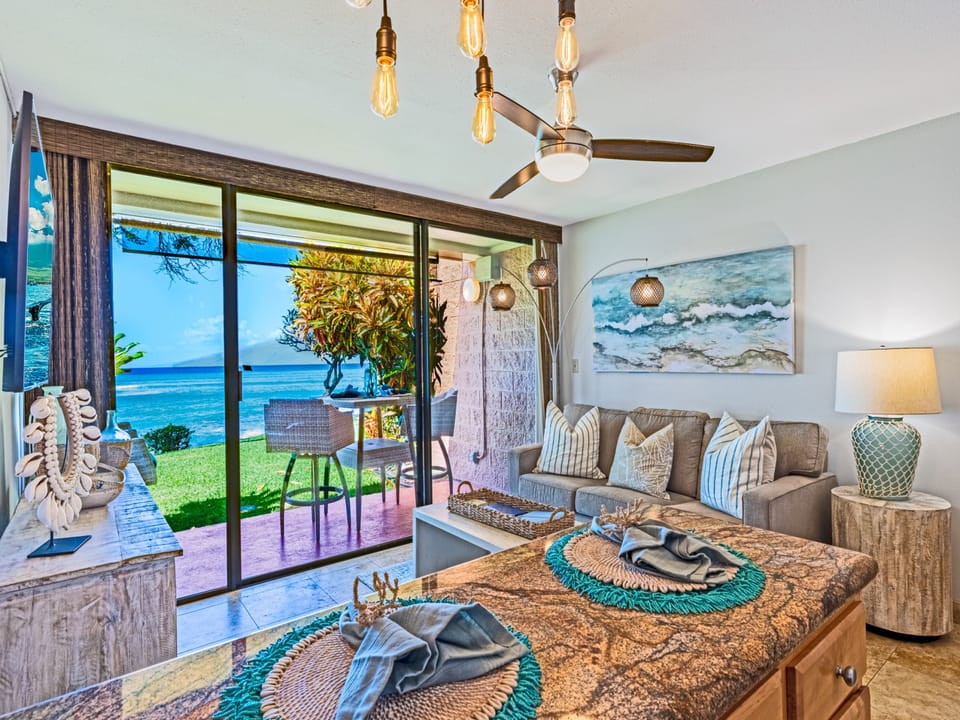 direct ocean front ground floor