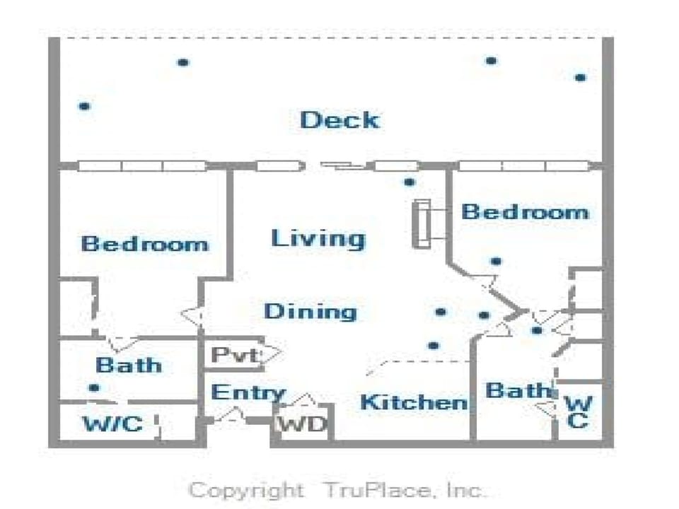 Floor Plan - One Ski Hill Place 8307 - Breckenridge Vacation Rental