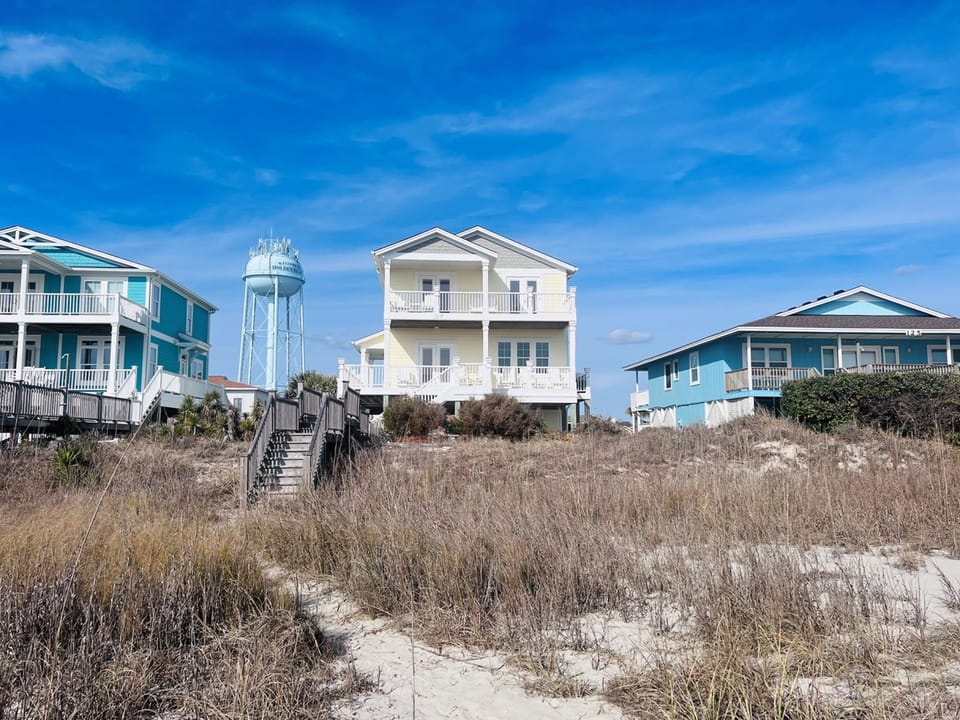 Backside Exterior From Beach