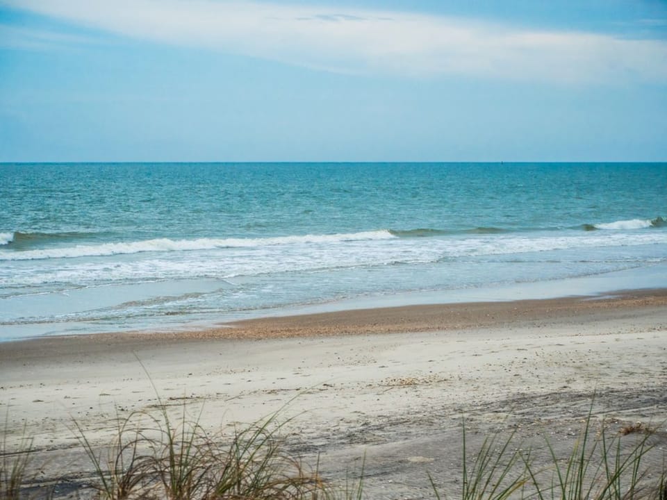 Our almost-private beach, good for weddings